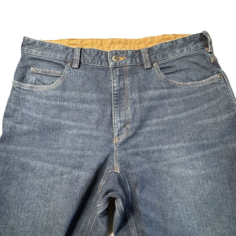 Duluth Trading DuluthFlex Ballroom Jeans 36x26 Relaxed Straight TAILORED Short - Picture 4 of 16